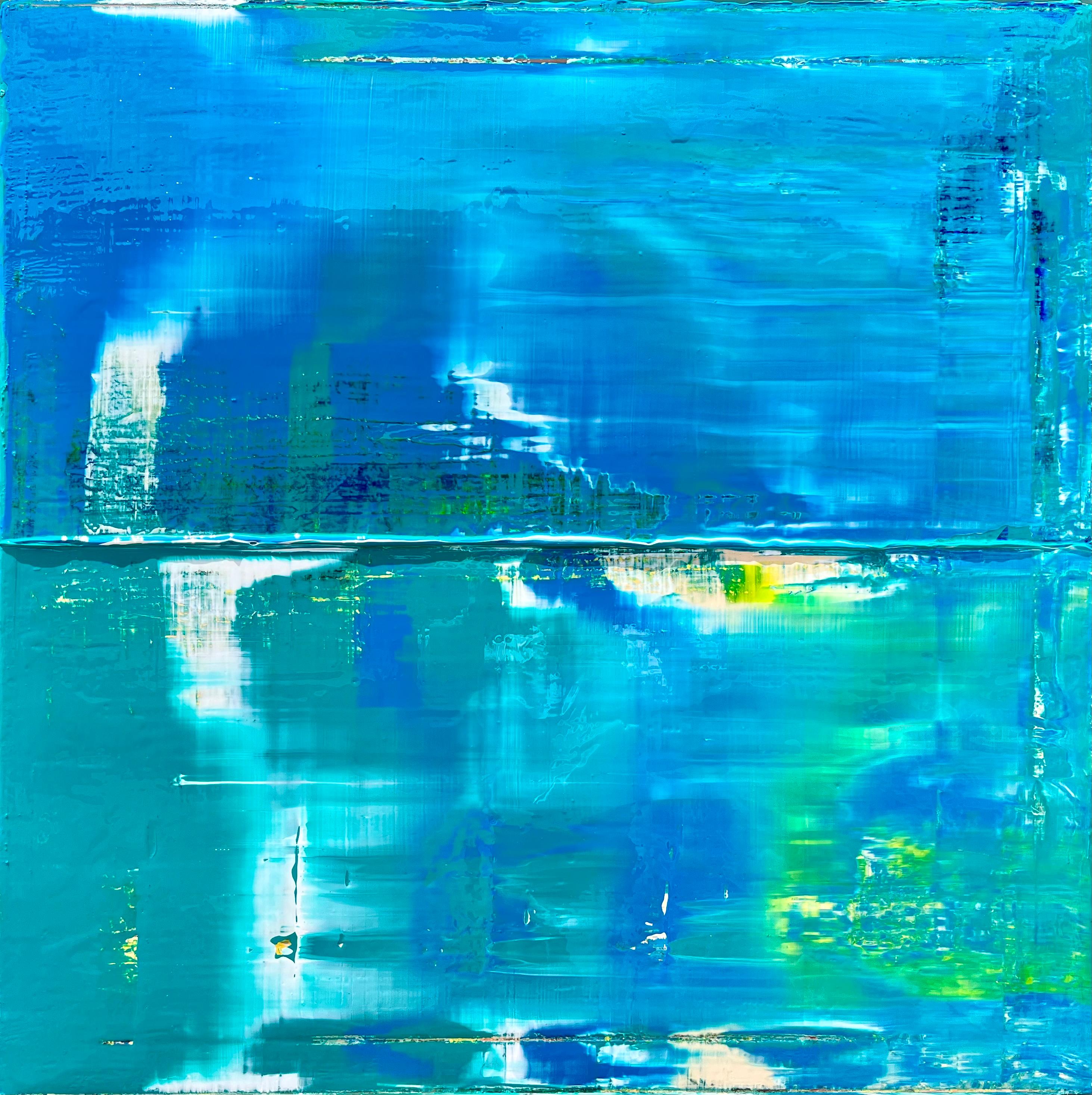 Antonio Franchi Abstract Painting - Climate Change - Miami