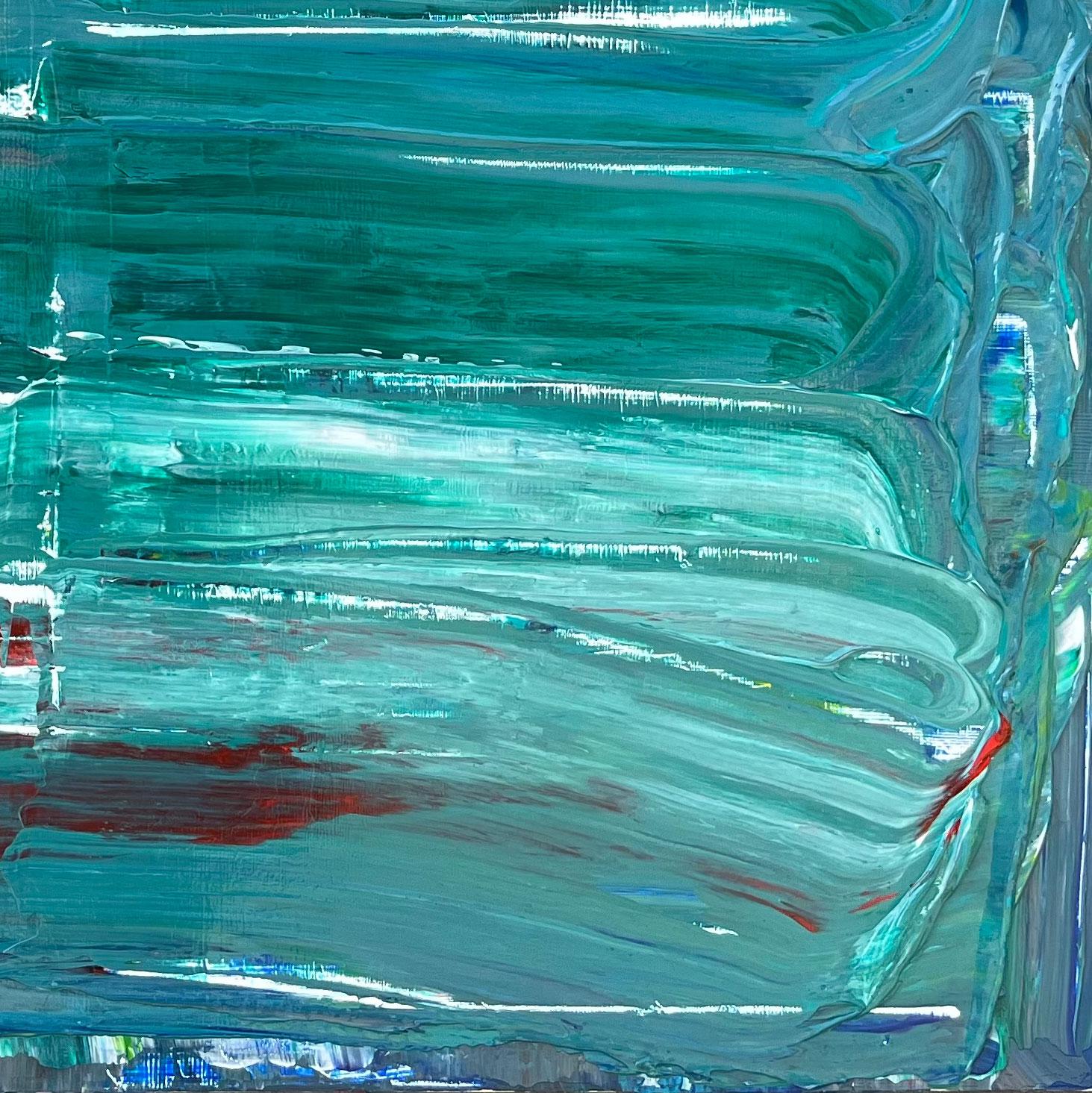 Climate Change - Venezia - Blue Abstract Painting by Antonio Franchi