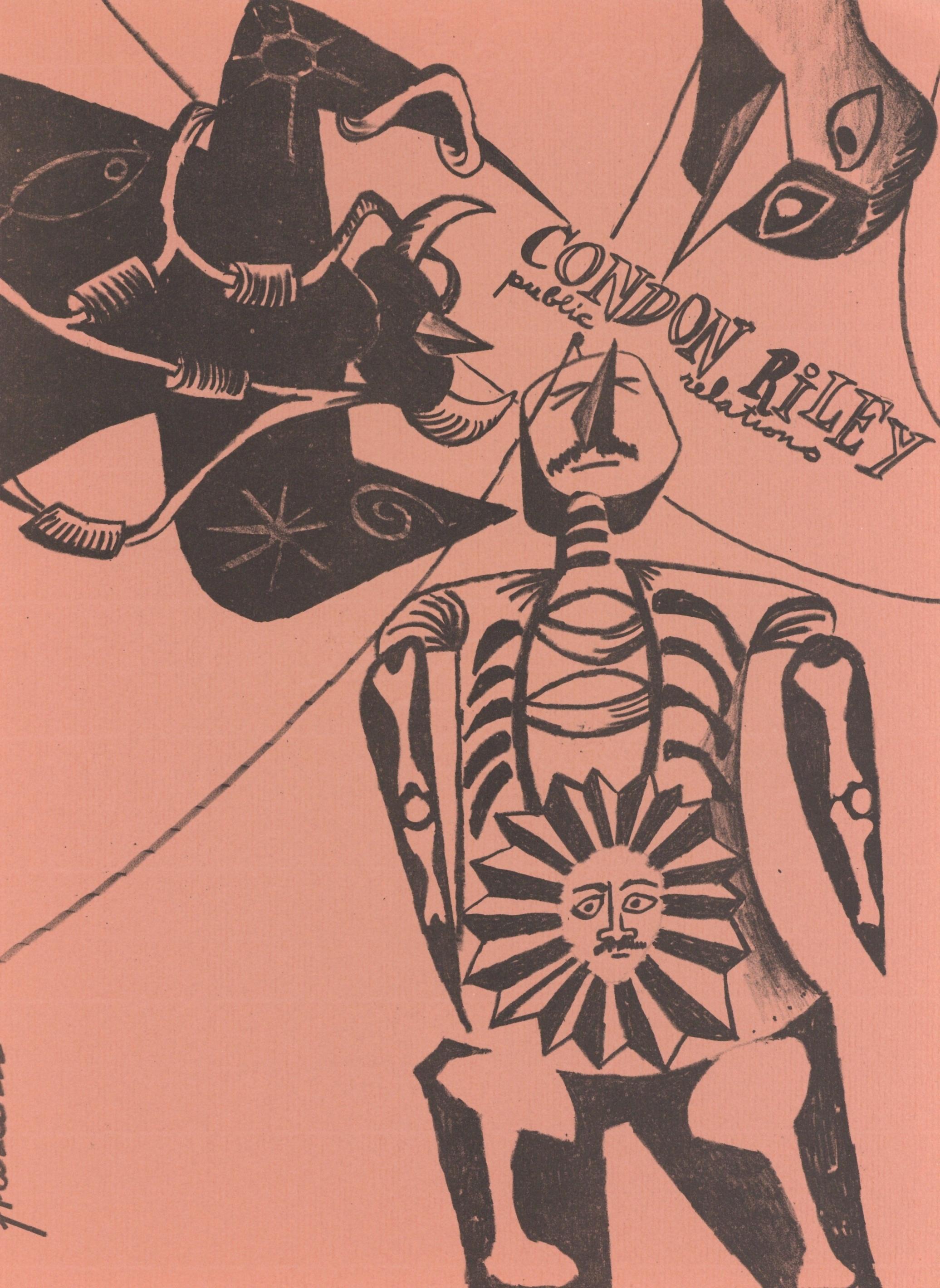 Originallithographie – Print von Antonio Frasconi