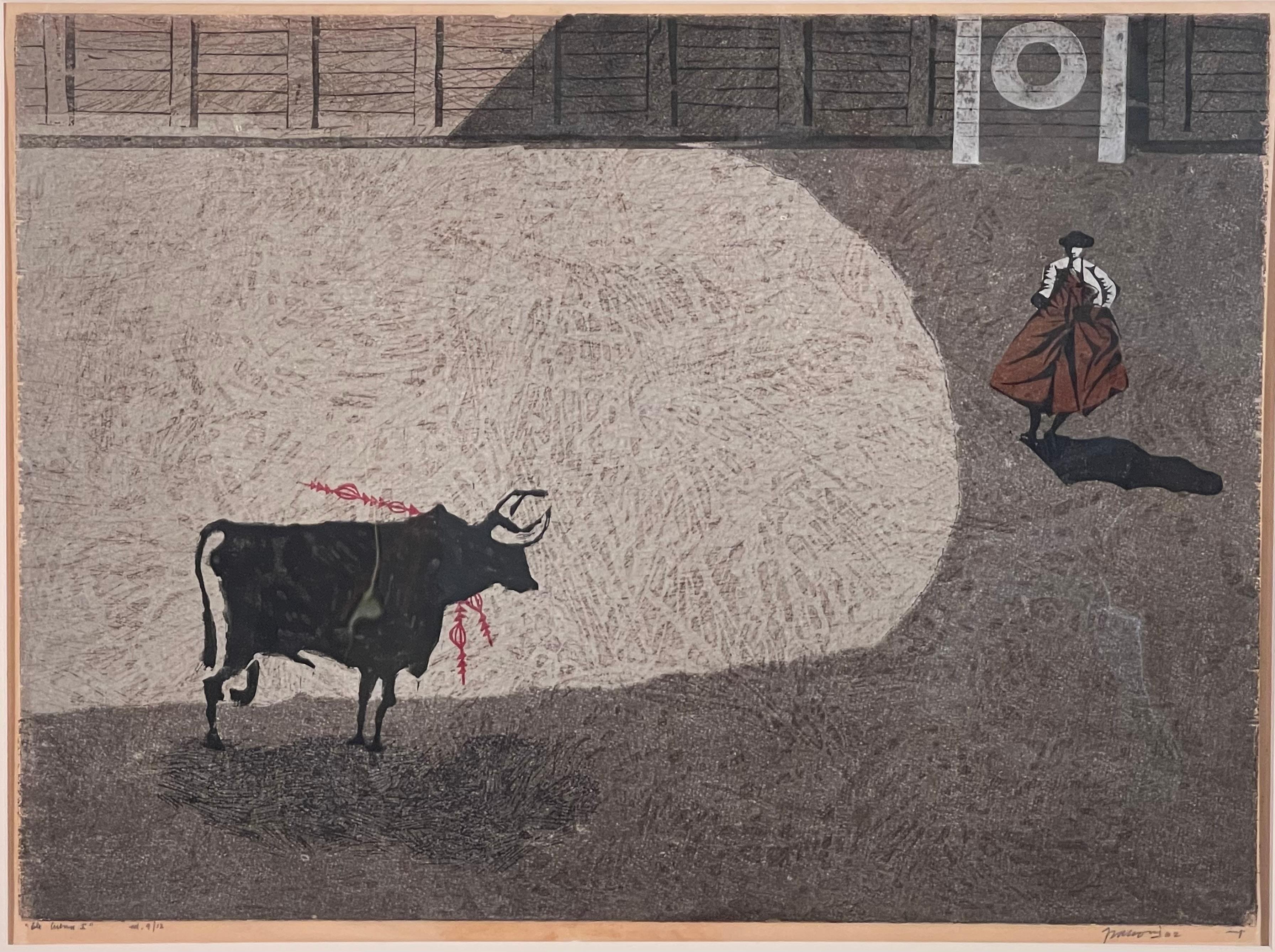 Figurative Print di Antonio Frasconi - L'ARENA I e L'ARENA II