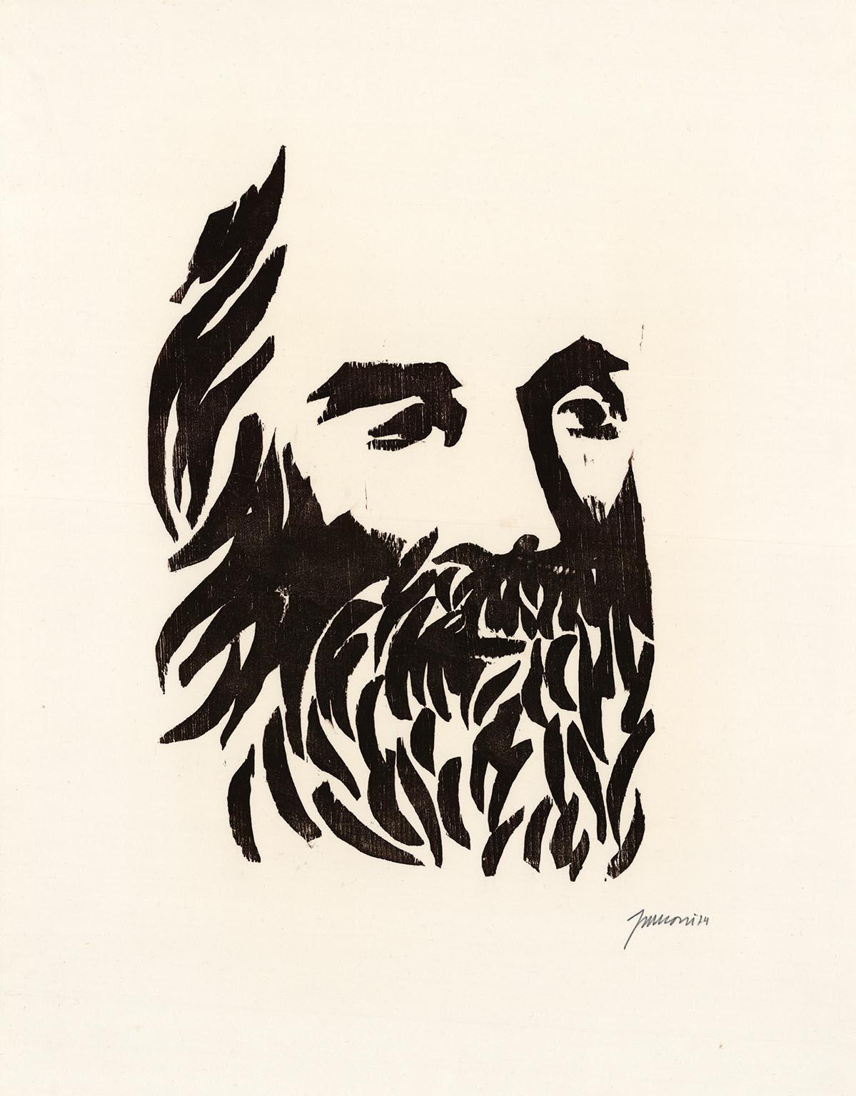 Antonio Frasconi Portrait Print – Walt Whitman