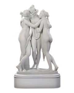 Antique The Three Graces by Antonio Frilli
