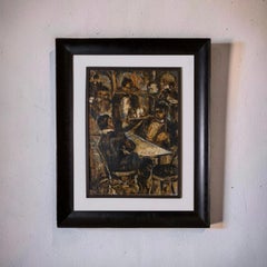 The Picasso from Tangier, "At the Café," a French painting from 1930, signed