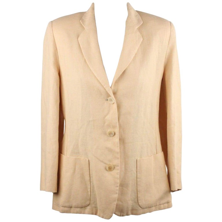 Antonio Fusco Linen Look Blazer Jacket 44 For Sale at 1stDibs | antonio ...