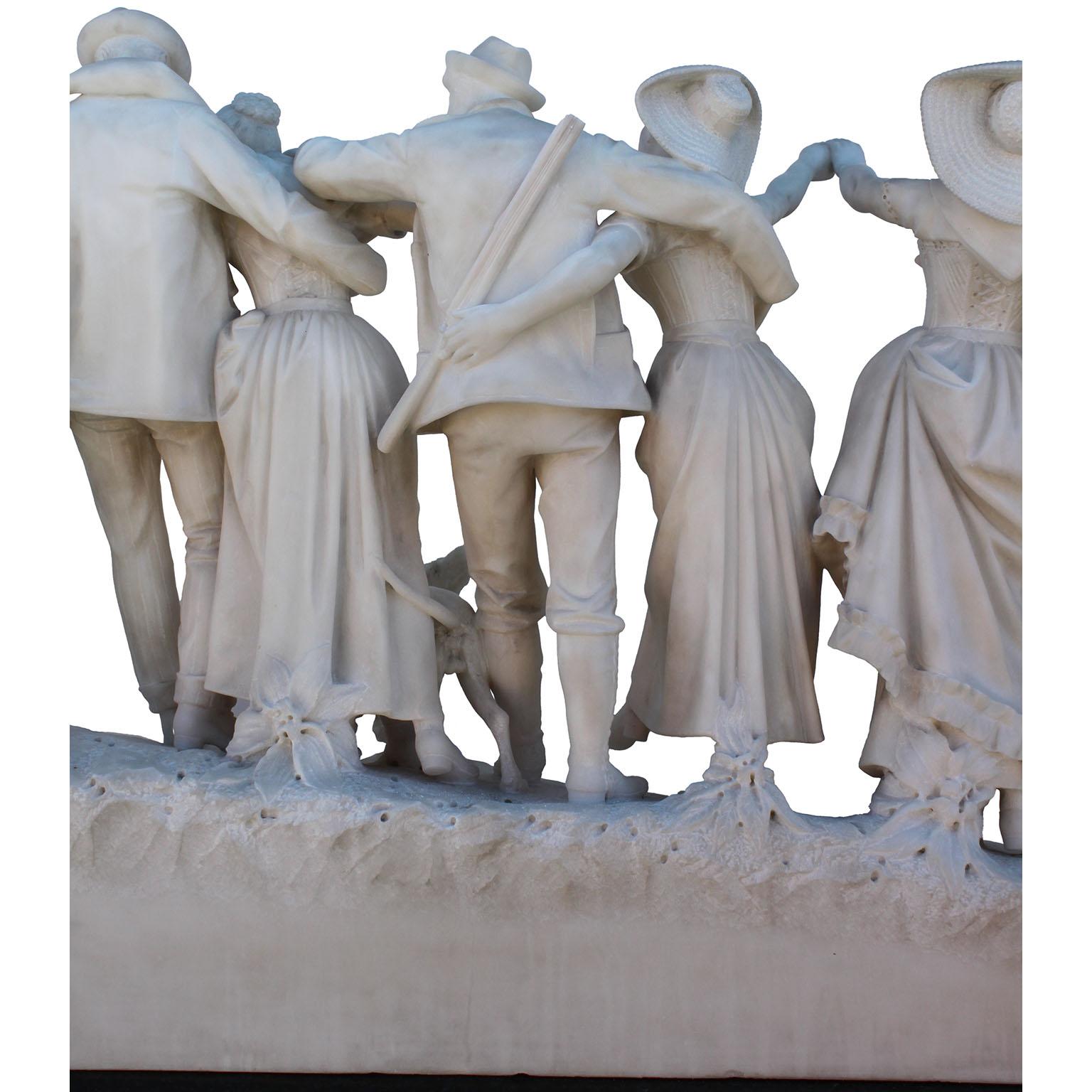 Antonio Garella (italiano, 1863-1919) Scultura in marmo 