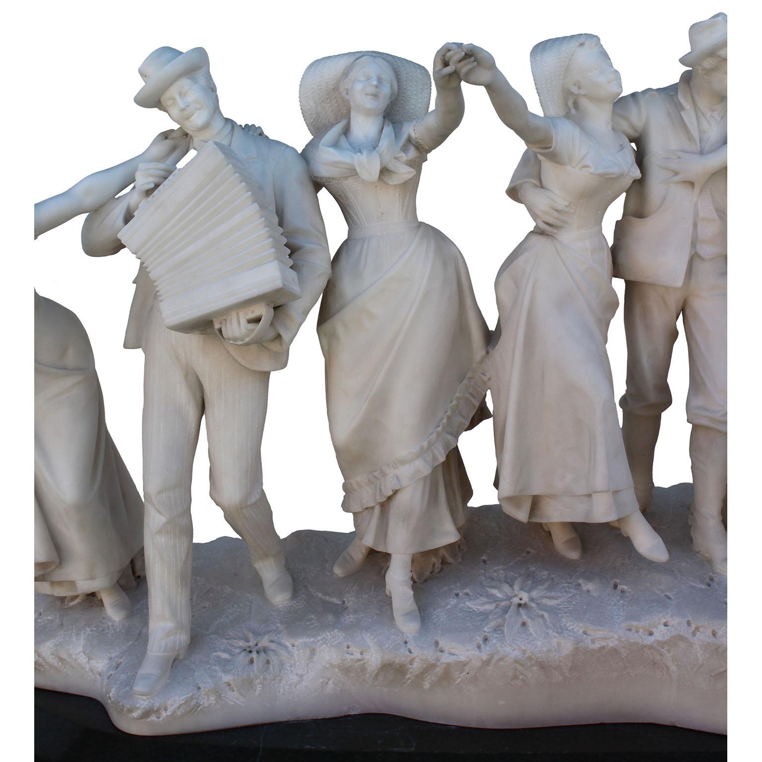 Antonio Garella (italiano, 1863-1919) Scultura in marmo 