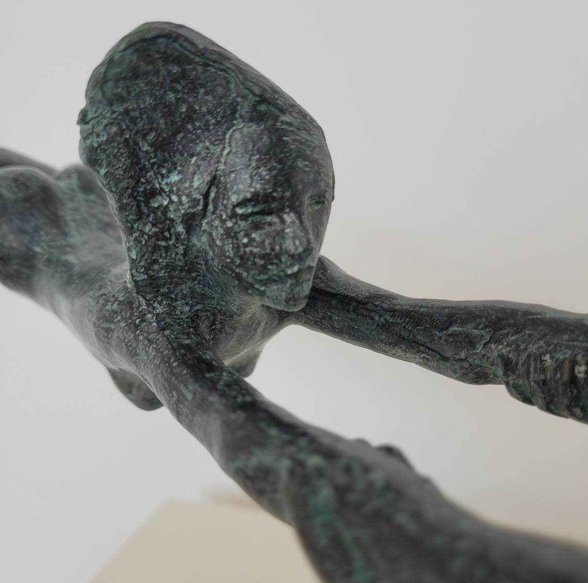 Amanti. Scultura in bronzo contemporanea, Edizione limitata, Artista italiano in vendita 12