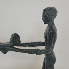 Lovers. Contemporary bronze sculpture, Limited edition, Italian artist