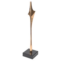 Used Antonio Grediaga Kieff Abstract Bronze Sculpture