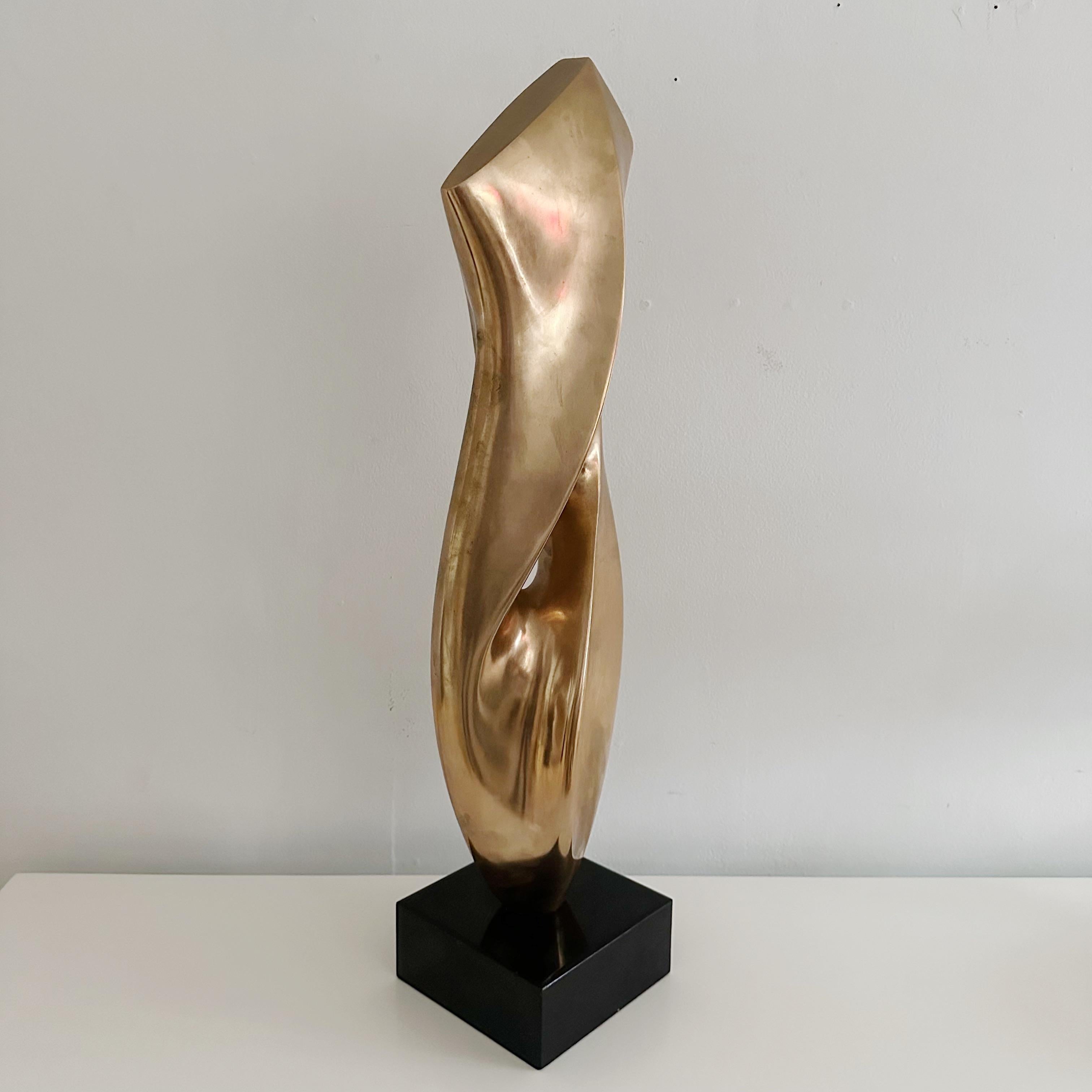 This is an earlier piece by world renowned artist Antonio Kieff,  quite large and very heavy solid bronze from 1974, signed in an edition of 5 of 5 1974,  mounted on a black granite base. Granite base measure 7' x 7
