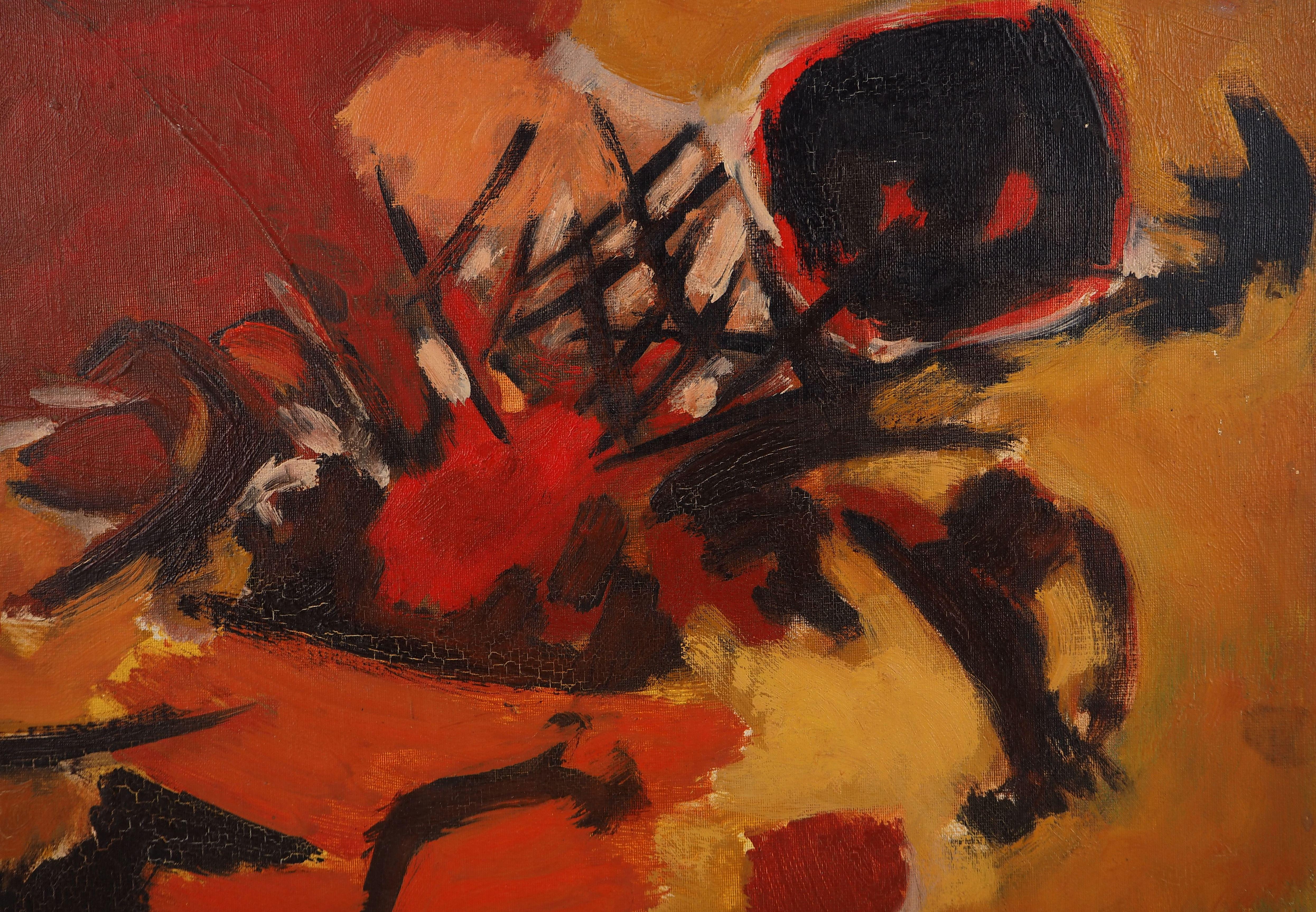 Antonio GUANSE (1926-2008)
Natura morta con fiori, 1962

Olio su pannello di tela
Firmato in basso a destra
Controfirmato e datato sul retro
Su pannello, 37 x 45 cm (14,5 x 17,7 in) visibile
Presentato in una cornice di 39 x 47 cm (15,5 x 18,5