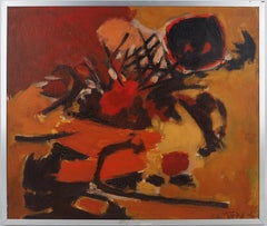 Fauvist Still Life with Flowers - Original Oil on Canvas, SIGNED