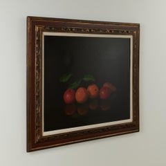 Vintage Still Life Painting of Fruit by Antonio Gusini