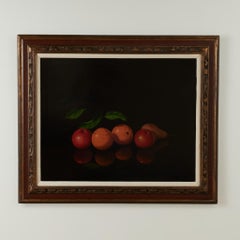 Vintage Still Life Painting of Fruit by Antonio Gusini