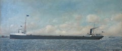 „The Bransford“ Antonio Jacobsen, Meeresschiffsporträt, Great Lakes Meereslandschaft
