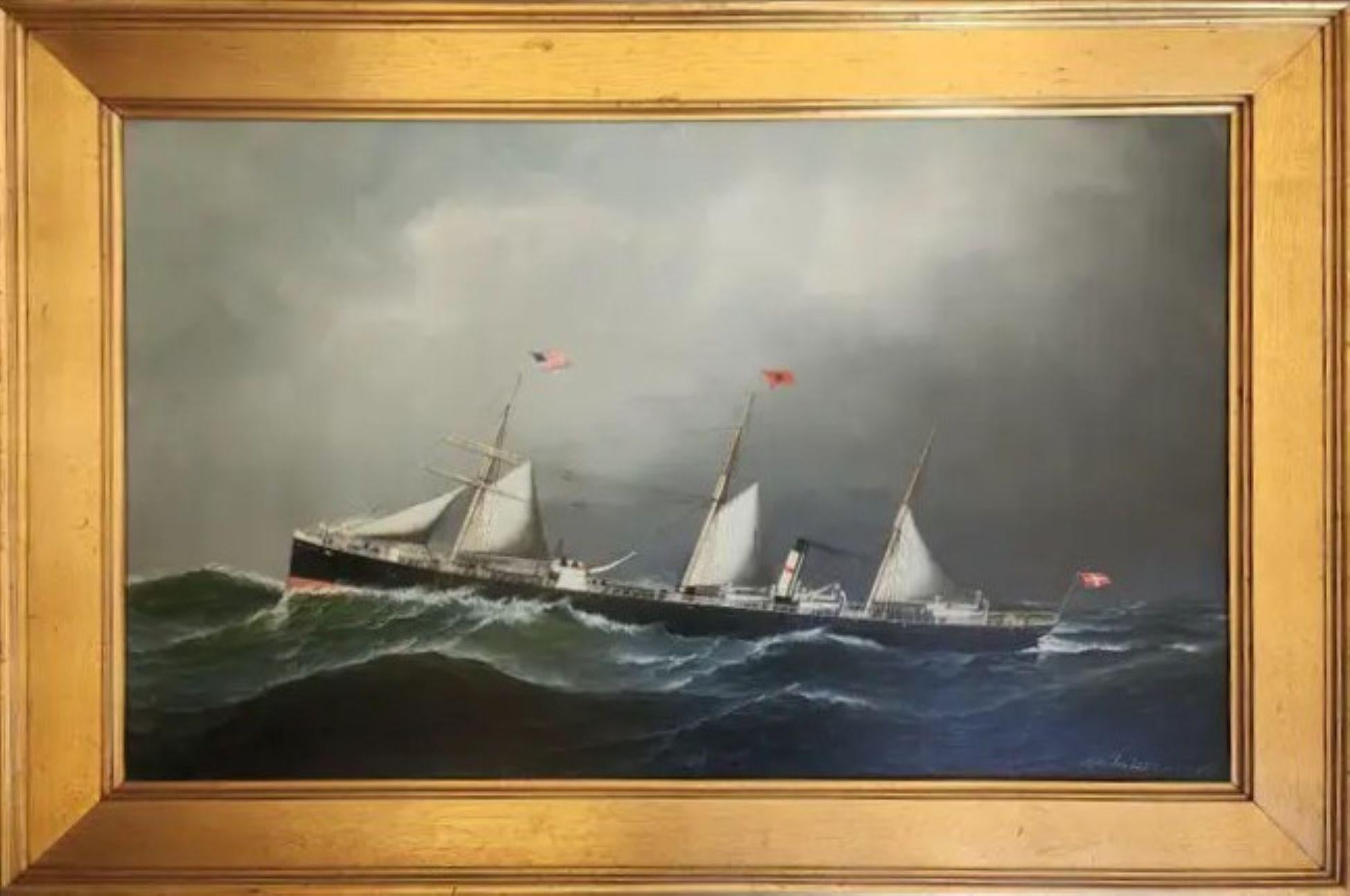 Antonio Jacobsen Landscape Painting - THINGVALLA