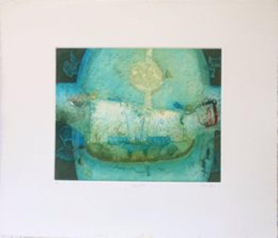 Antonio Jimenez Figurative Painting - Nave Celeste