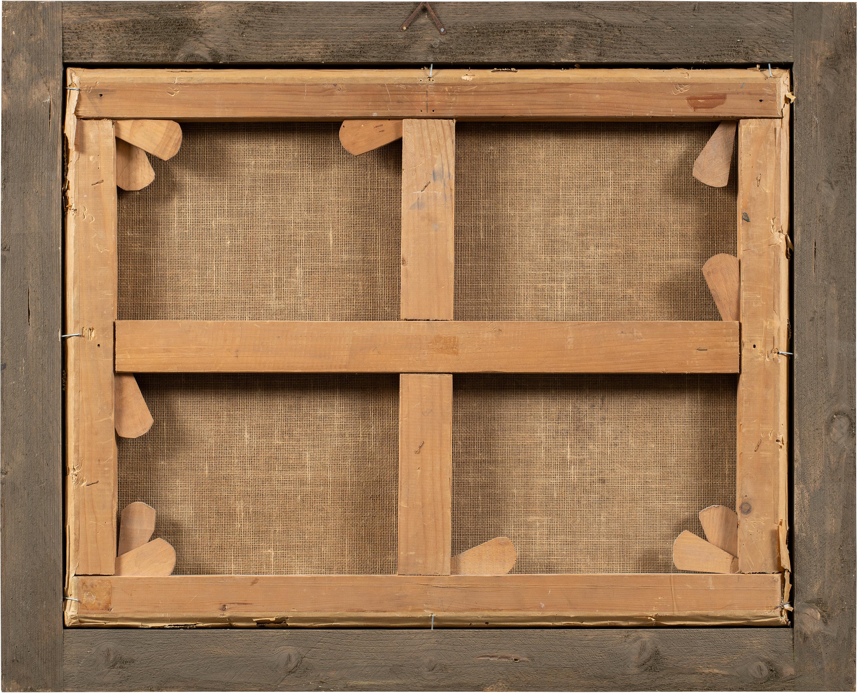 Antonio Joli (Venetian painter) - 18th century landscape painting - Architecture - Rococo Painting by Antonio Joli (Modena, 1700 – Naples, 1777)  