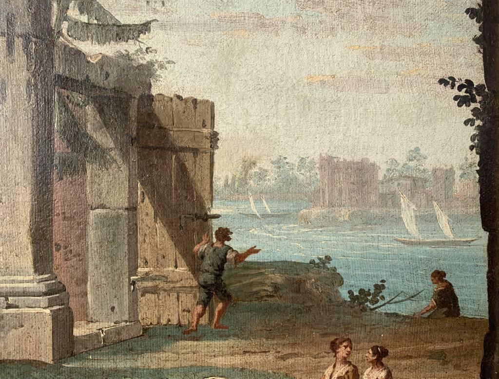 Antonio Joli (Venetian painter) - 18th century landscape painting - Architecture For Sale 1