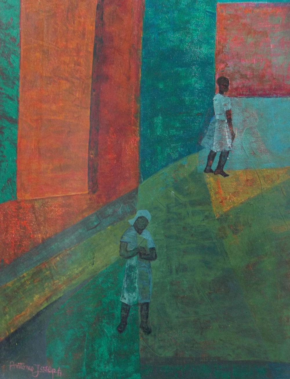 Ville cubiste:: Haïti:: par le moderniste haïtien Antonio Joseph:: boursier du Guggenheim 2