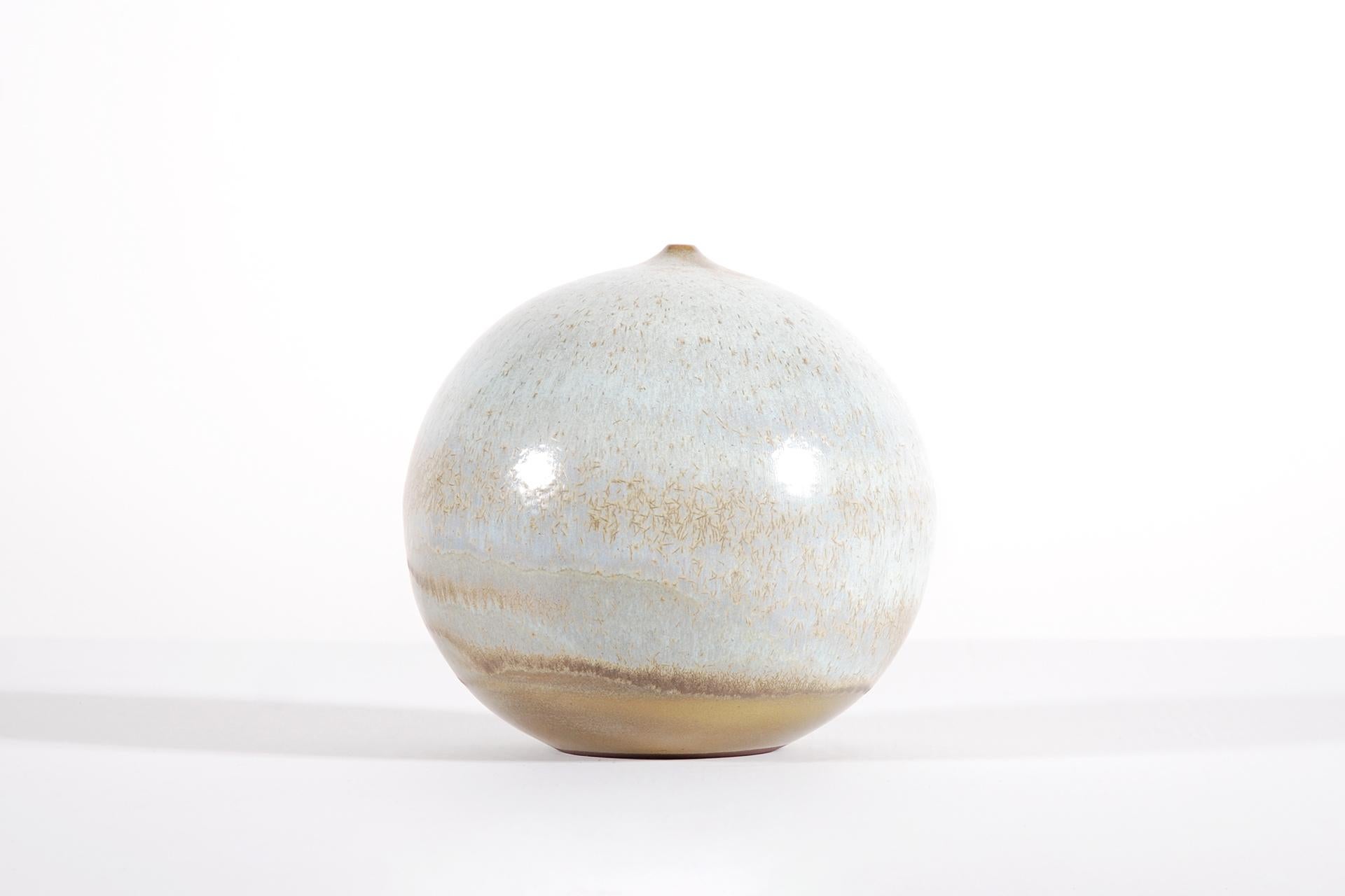 Antonio Lampecco, Set of 3 Spherical Ceramics For Sale 2