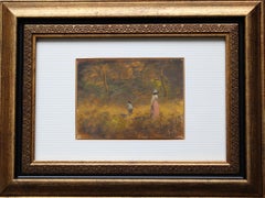 Pappe Karton, Öl. 6.2x8 cm
