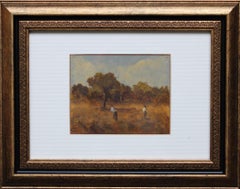 Pappe, Öl. 7,5x9,5 cm