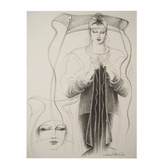 Antonio Antonio Lopez 1979 Coty Award Lithographie Geoffrey Beene