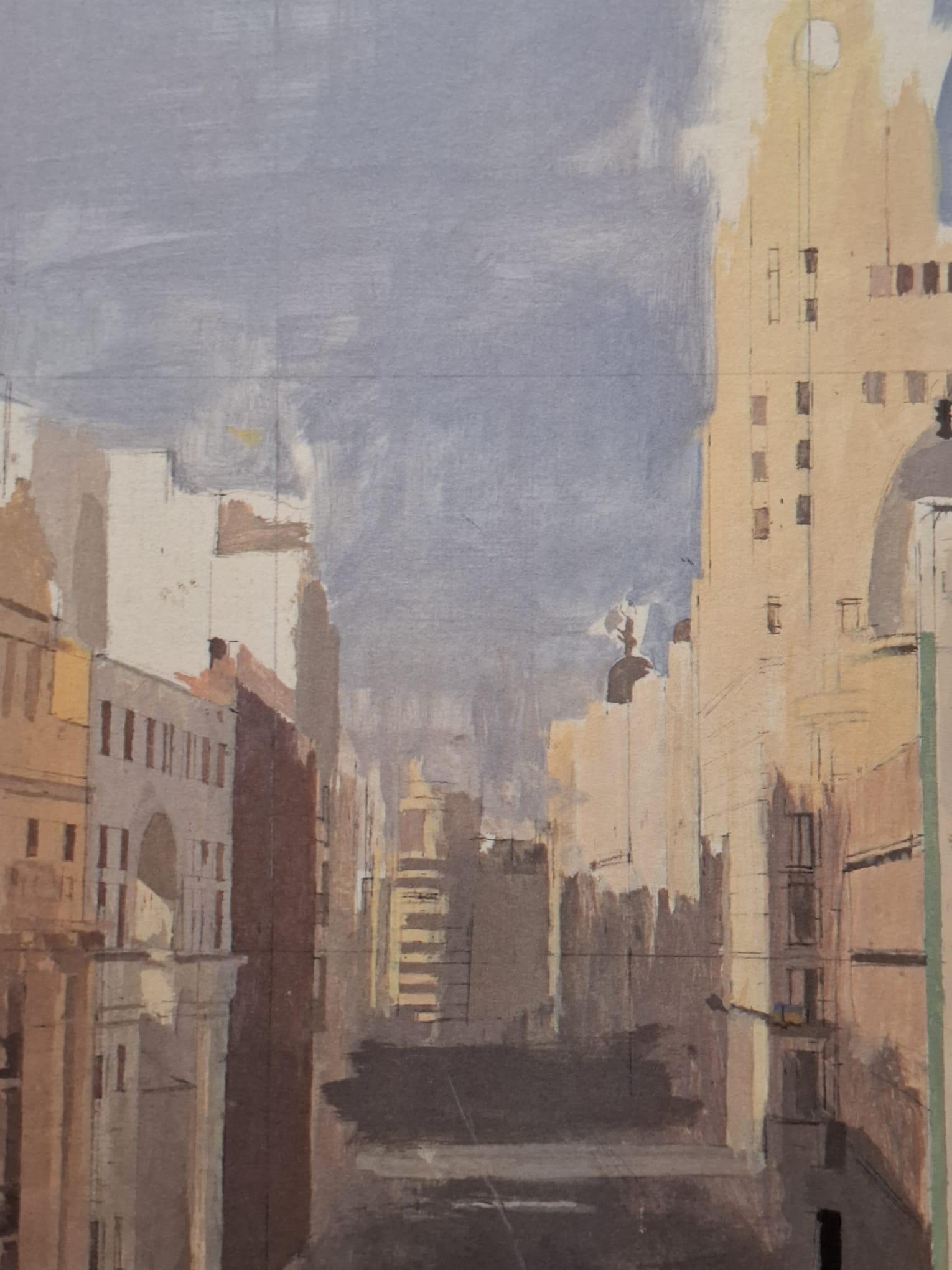 Antonio López 
Gran Vía
2023?
Grabado y litografía 
Tirada de 20 ejemplares (17/100)
78 x 72cm