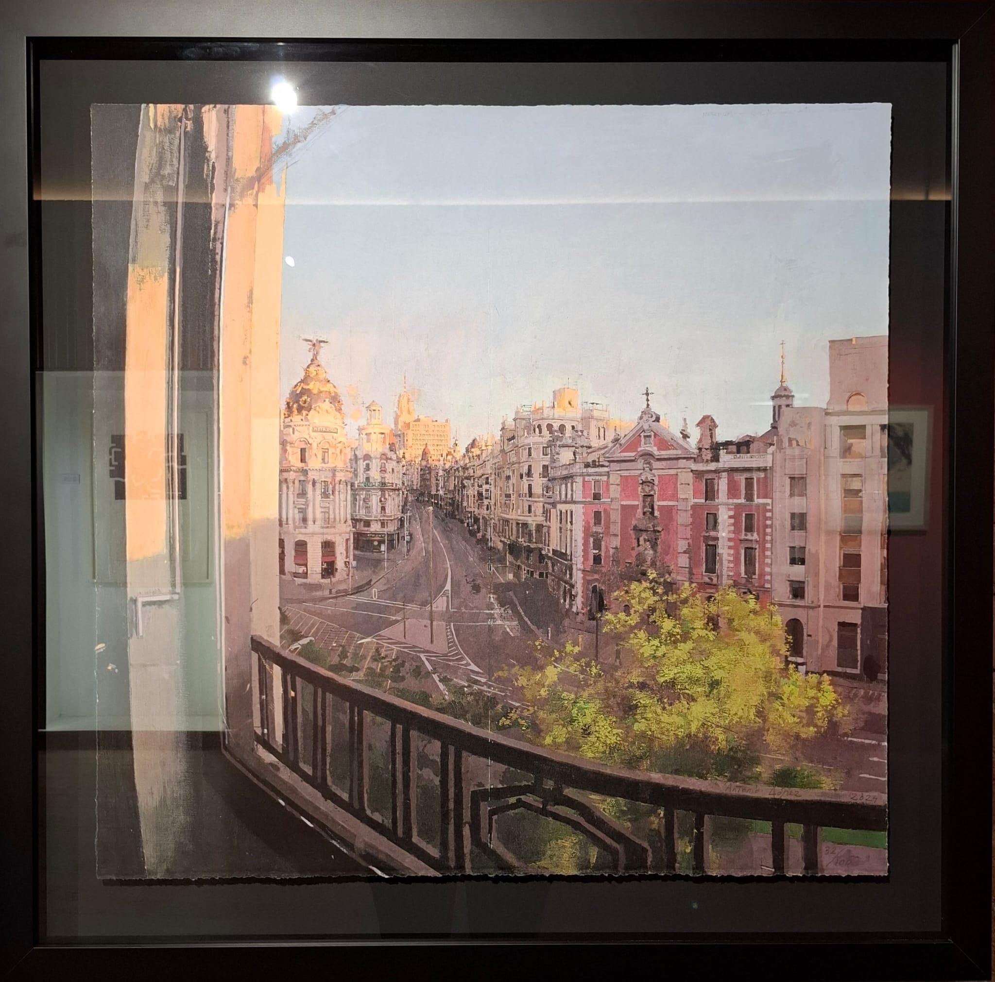 Figurative Print de Antonio Lopez - Gran vía