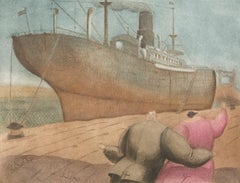 Antonio Lopez Saenz Acquatinta "Pareja" (Partner)