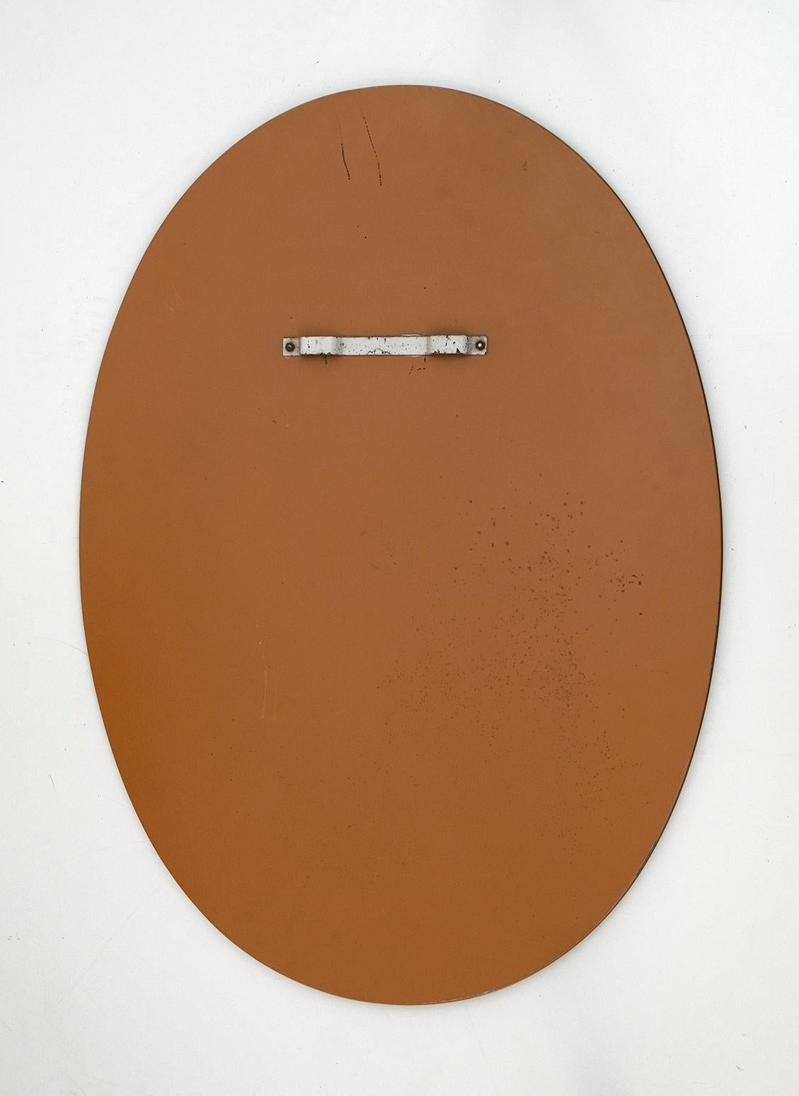 Antonio Lupi Mid-Century Modern Italian Mirror by Cristal Luxor, 1960s For Sale 3