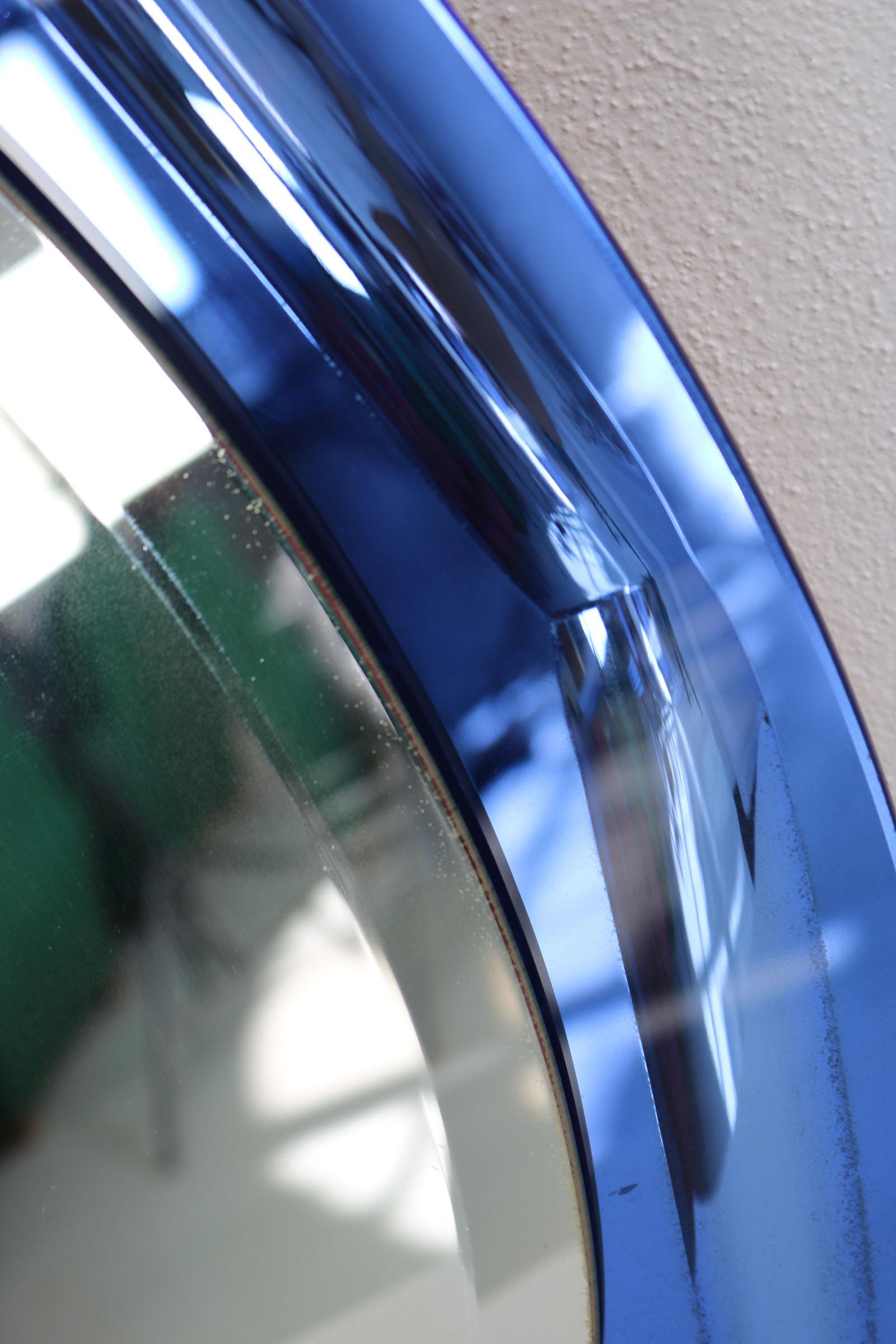 Antonio Lupi Oval, Two- Tone, Italian Mirror, by Cristal Luxor 5