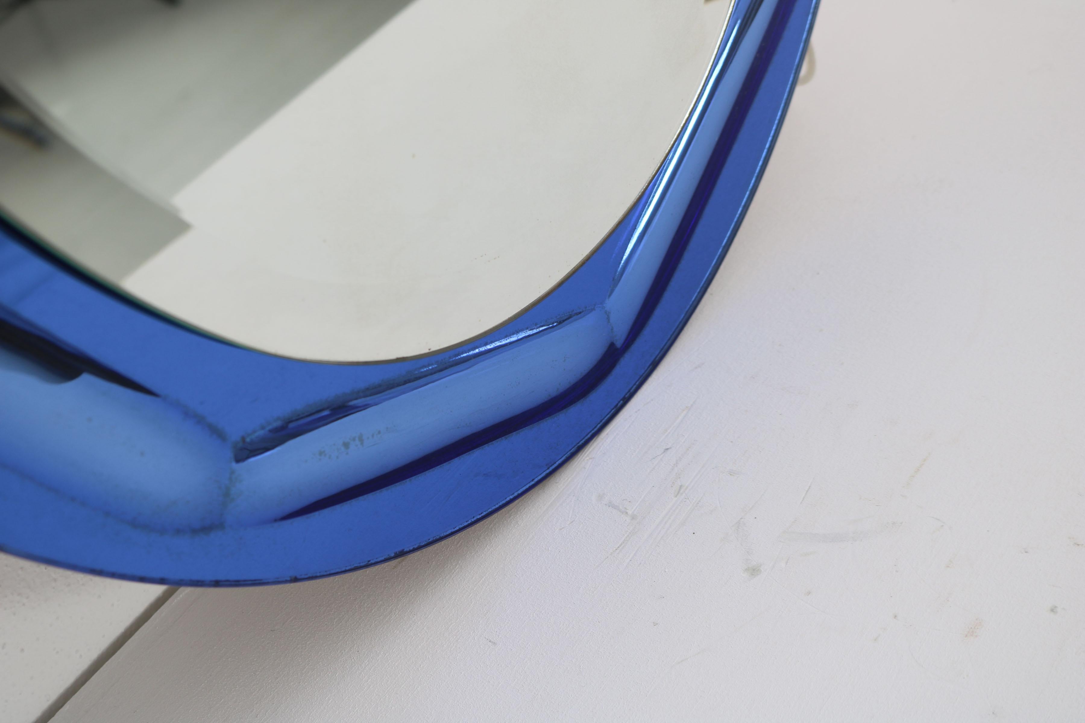 Antonio Lupi Oval, Two- Tone, Italian Mirror, by Cristal Luxor 6