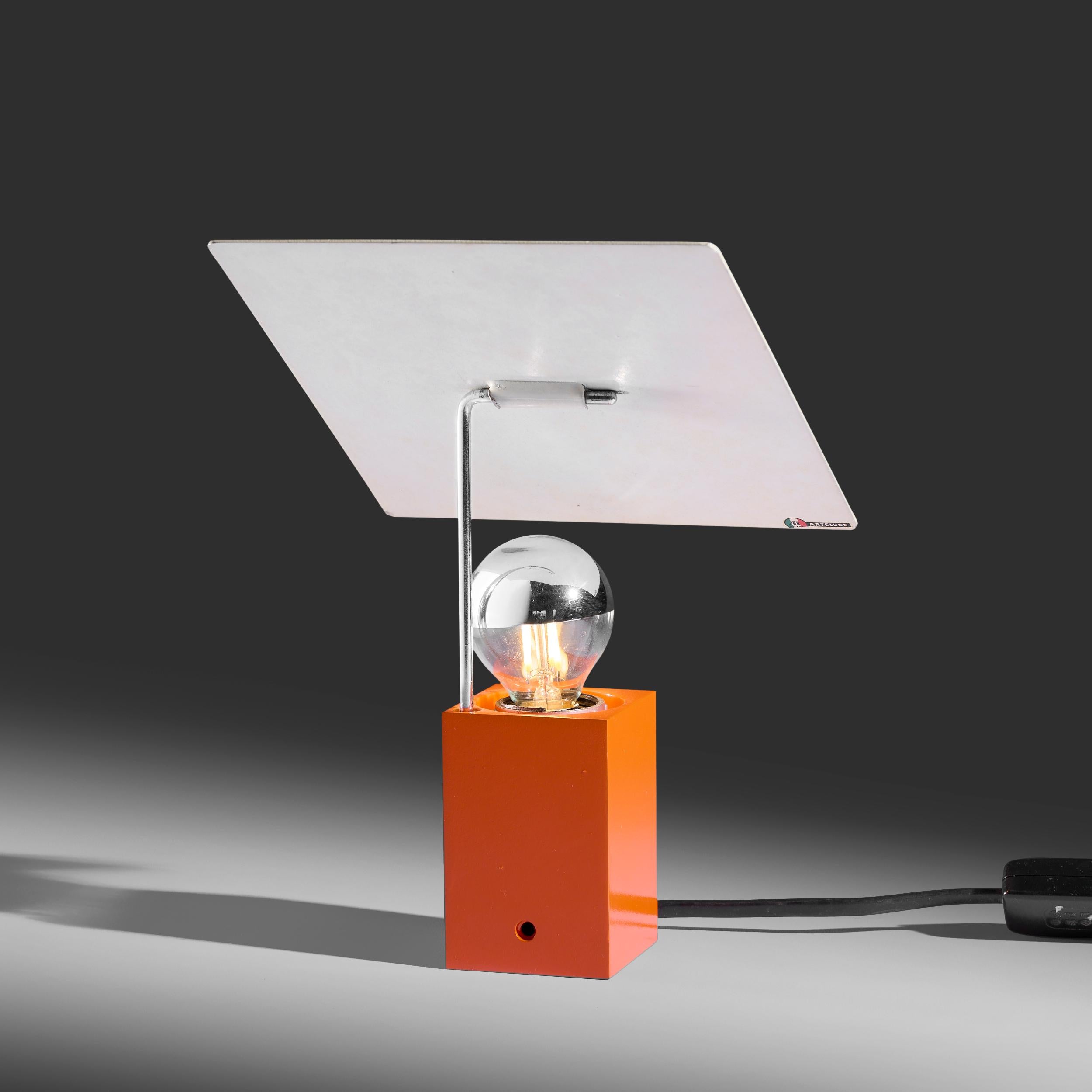 Antonio Macchi Cassia Table lamp, model 610 Arteluce Italy, 1973 im Zustand „Hervorragend“ im Angebot in Skokie, IL