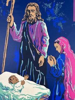 Vintage Mid-century Puerto Rico Christmas Poster