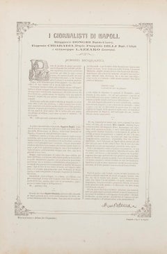 Parodie de l'Oreste - Lithographie de A. Maganaro - 1872