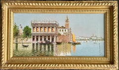 Paar Ansichten von Venedig, nahe der St. Marks und des Squero di San Trovaso aus dem 20. Jahrhundert