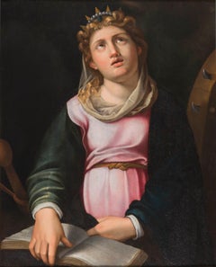 Dipinto figurativo religioso barocco classicista emiliano del seicento