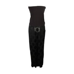 ANTONIO MARRAS Black CONVERTIBLE Bandeau JUMPSUIT