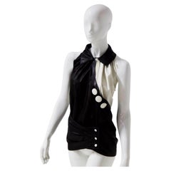 Vintage Antonio Marras Elegant B&W Blouse