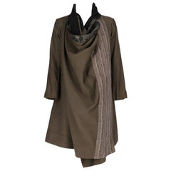 Antonio Marras Khaki Wrap Coat, 2000s
