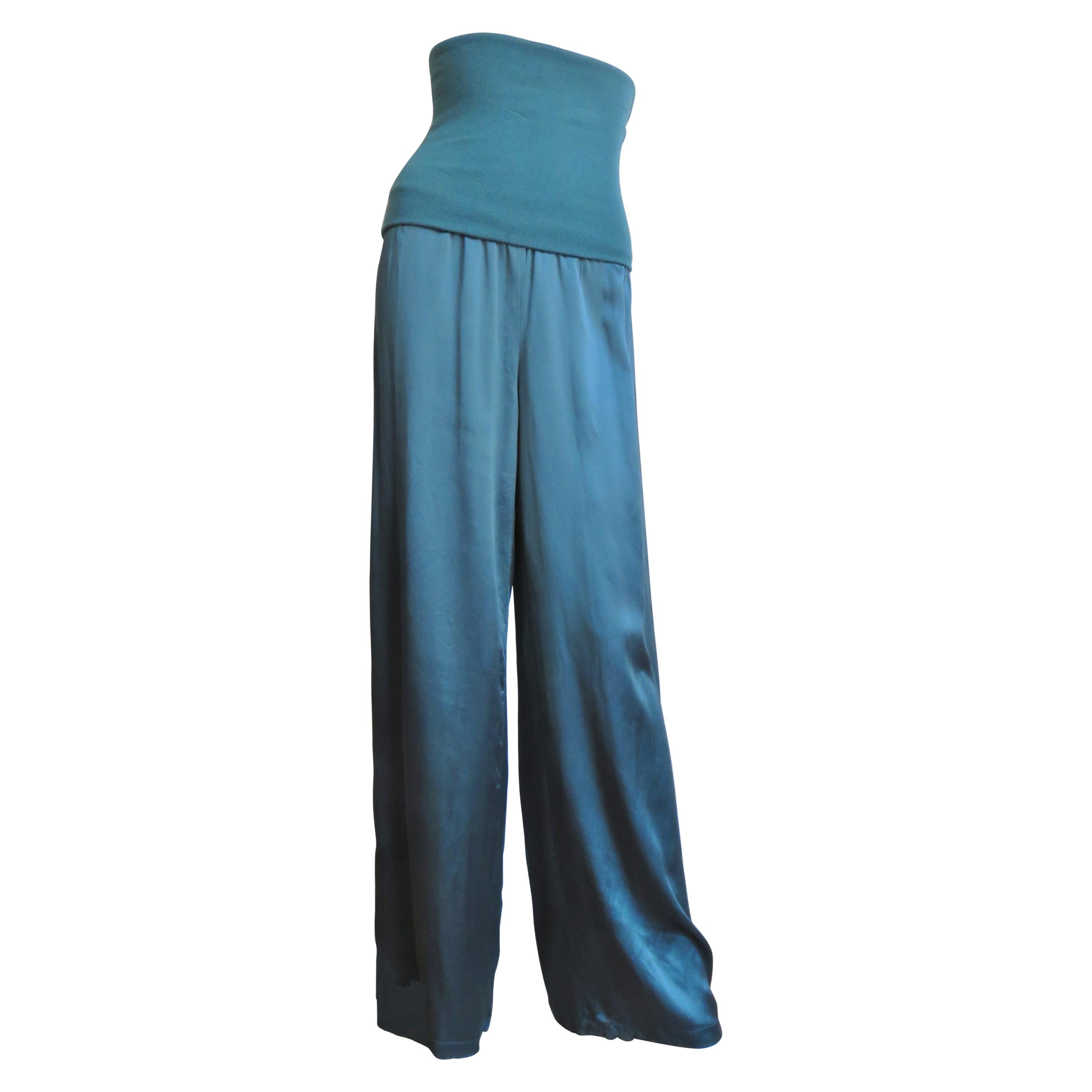Antonio Marras New Silk High Waist Pants 