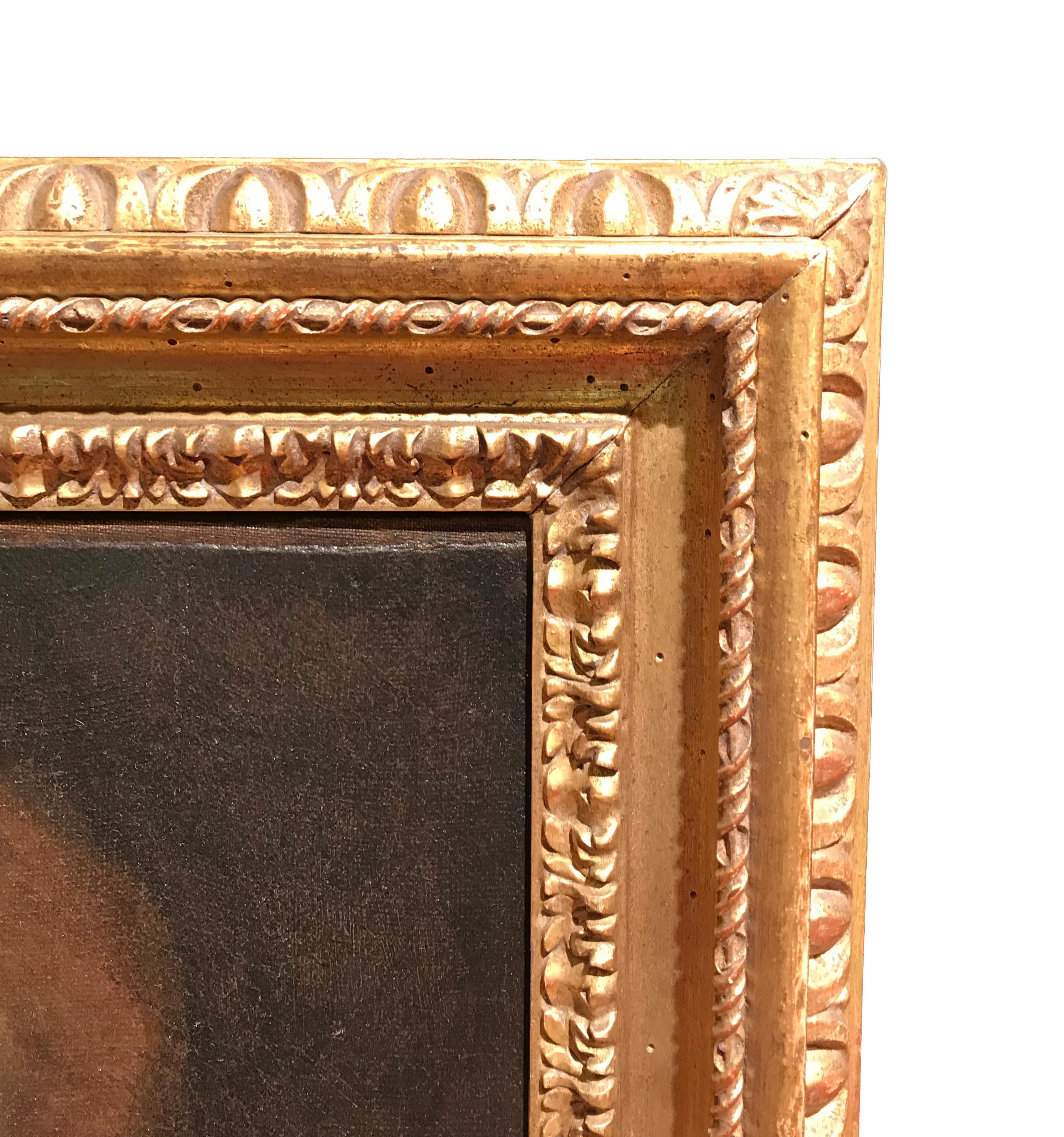 Portrait de petite fille avec chat d'Antonio Mercurio Amorosi, 18e siècle en vente 7
