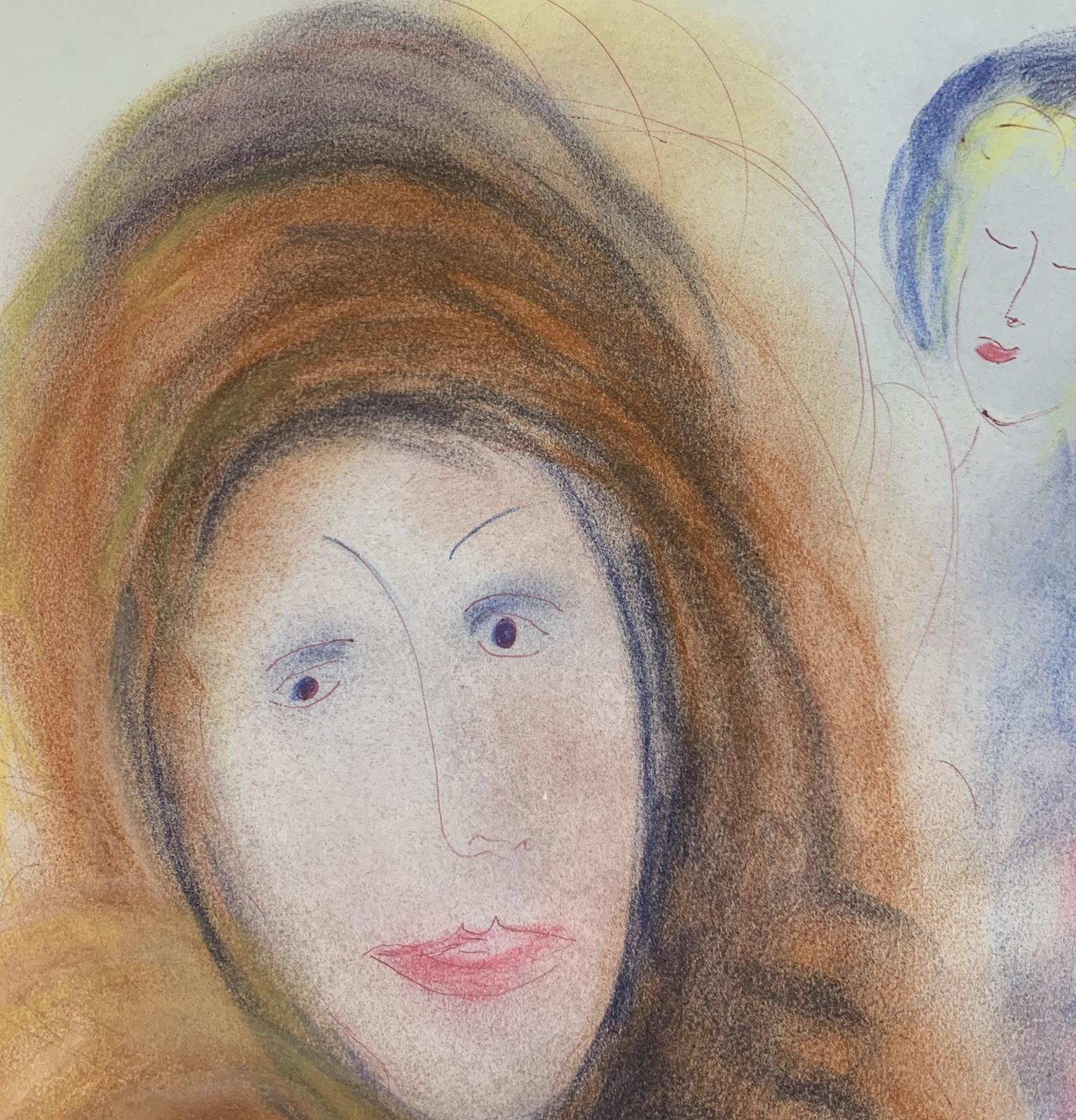 Mujer en un sueño. nr.1. Fantasía surrealista del pintor español Antonio Monasterio en venta 9