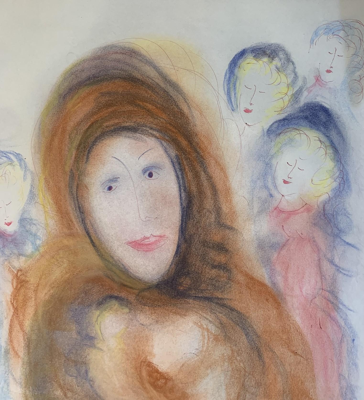 Mujer en un sueño. nr.1. Fantasía surrealista del pintor español Antonio Monasterio en venta 4