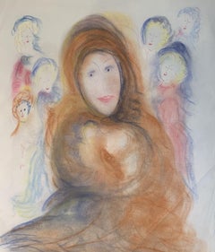 Woman in a Dream. nr.1. Surrealist fantasy by spanish painter Antonio Monasterio