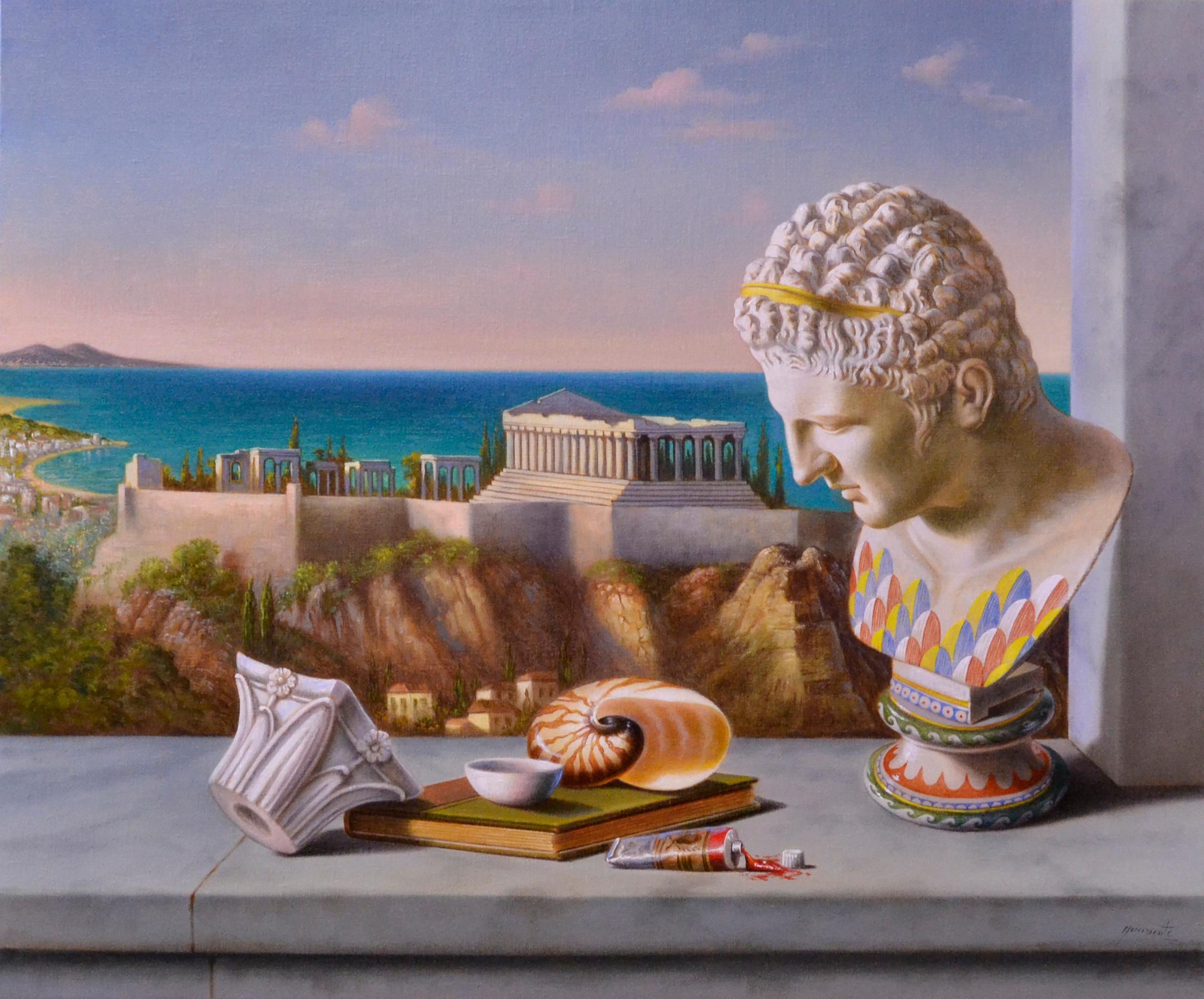Viaggio nel tempo - Painting di Antonio Nunziante