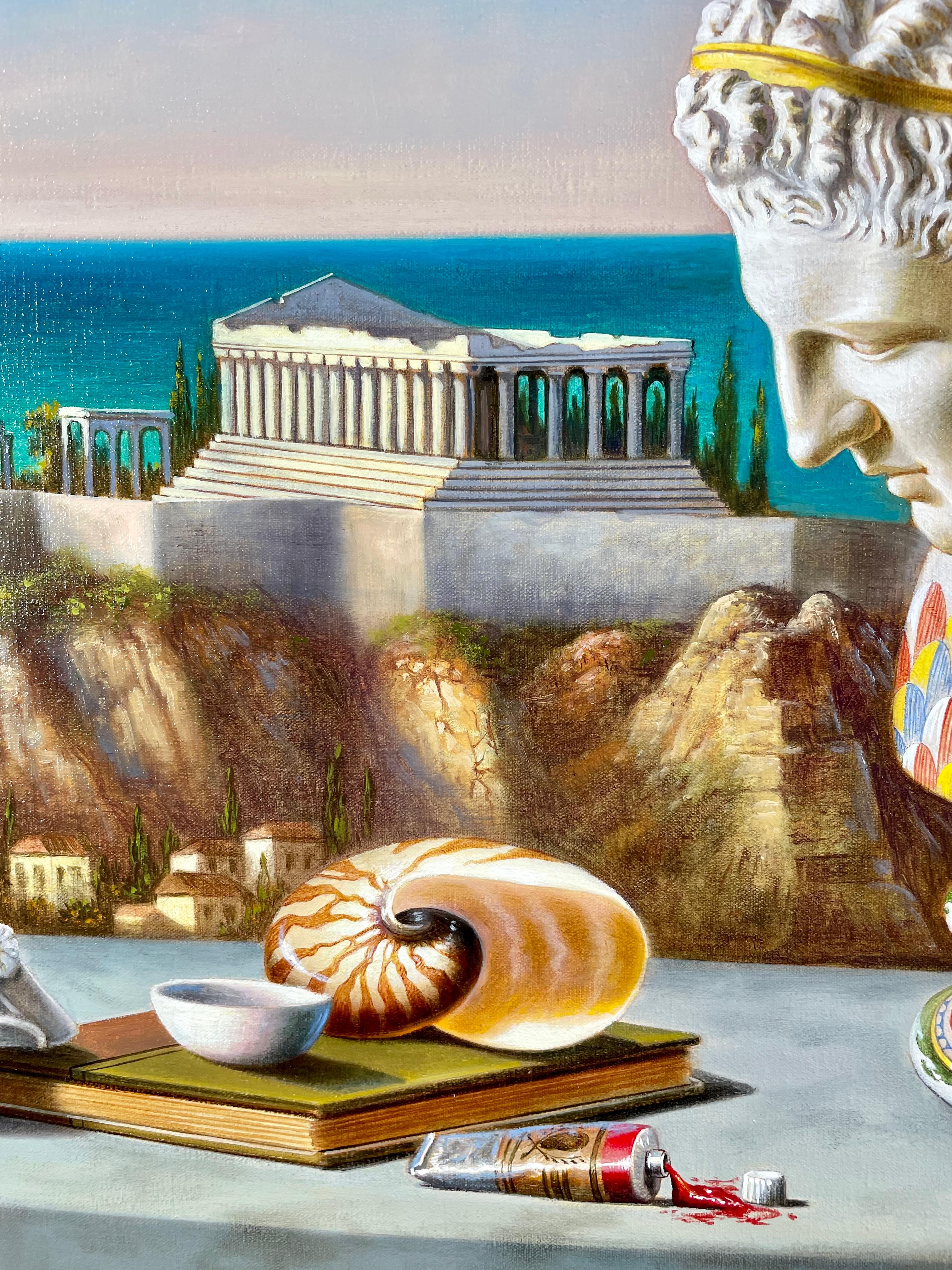 Viaggio nel tempo - Painting Contemporaneo di Antonio Nunziante