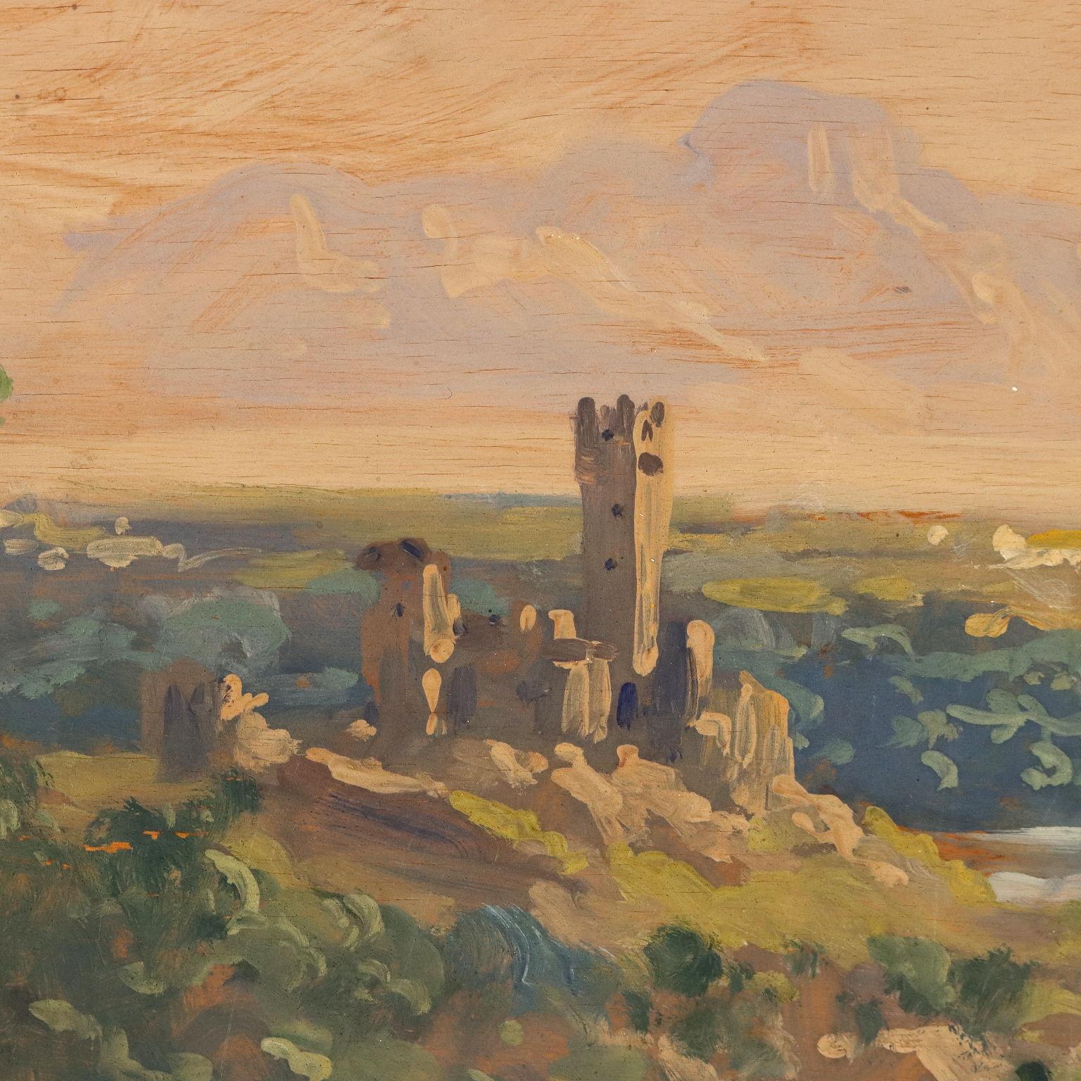 Paesaggio con Pastori e Rovine, 1900s 2